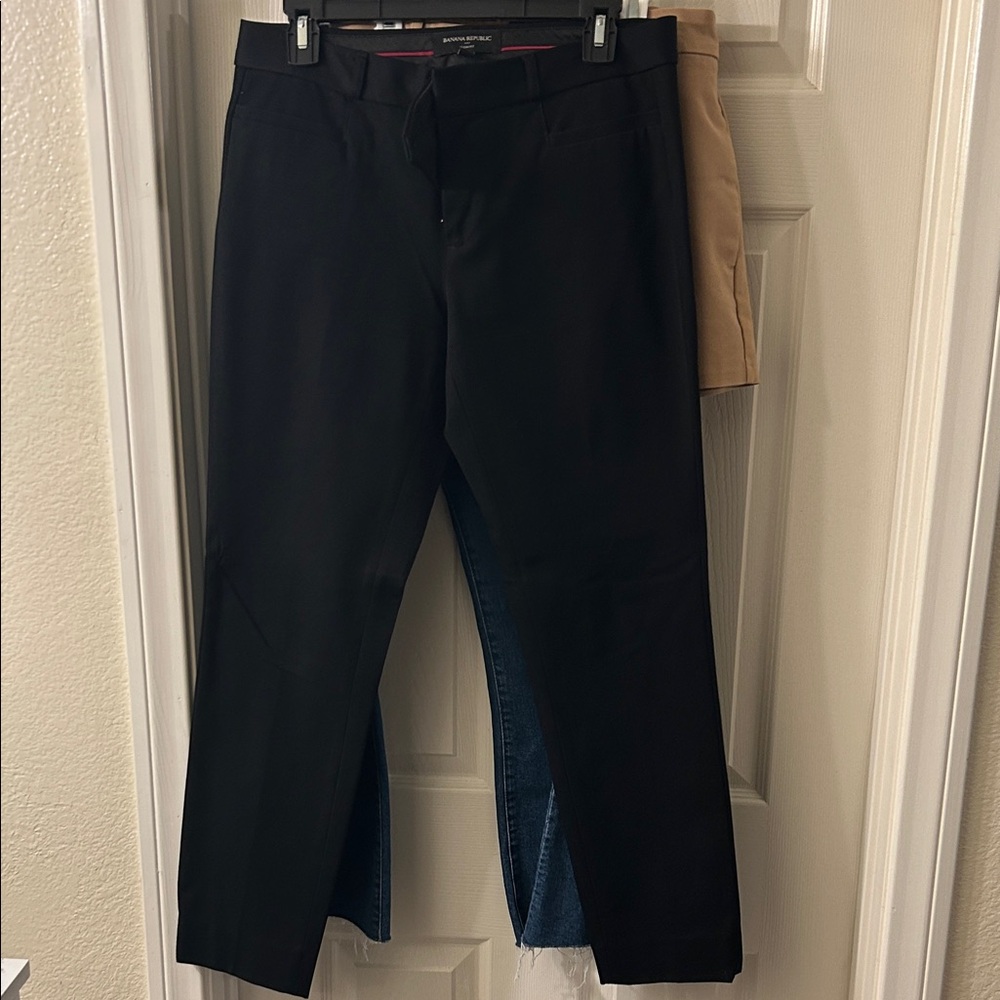 Banana Republic Classic Black Dress Pants/ EXPRESS shorts & Jeans
